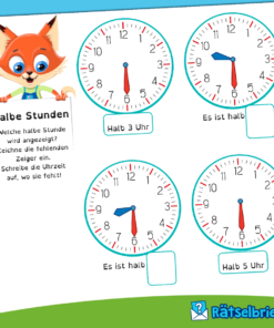 Zeituhr lernen Lernspielzeug Lernen 24-Stunden-Uhr für Kinder Kinder Xmas Gift 