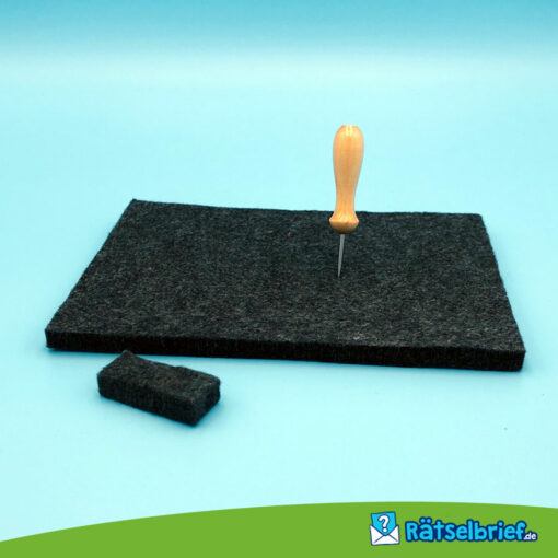 Produktfoto Prickelset - Set mit Nadel, Filz und Nadelschutz